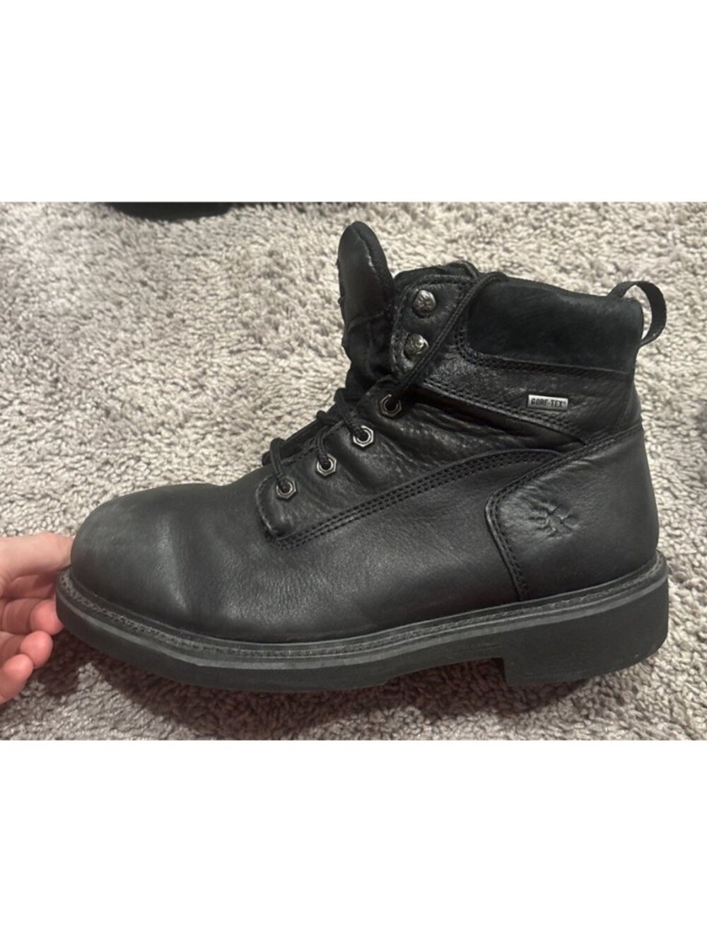 Wolverine - GTX, Black, Size 10 M Mid Black Boots